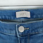 Loft Outlet Jeans Womens 12 Blue Modern Denim Crop Stretch Distressed Preppy Photo 7