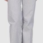 NWT Barbara Bui Pinstripe cotton blend Pant White Size 4 Photo 0