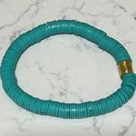 Cute Handmade Teal Elastic Bracelet Photo 3