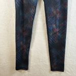 Live Love Dream  Activewear Leggings Black Multi Color Metallic Print M Medium Photo 2