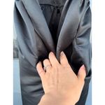 T11 Future Collective Black Satin Midi Dress Bustier Bodice Party Cocktail M Size M Photo 8