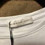 NWT SDEER Puff Sleeve Basic Scoop Neck T Photo 2