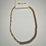 Madewell  Chain Necklace NWT $38 Gold Tone Adjustable Length Photo 0