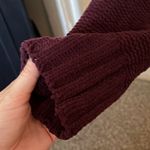 American Eagle NWOT  maroon cardigan. Long cut with pockets. Very thick and warm Photo 3