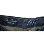 The Limited  917 Women Jeans Flared Leg Mid-Rise Stretch Dark Wash Denim Blue‎ 8R Photo 4