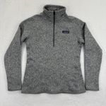 Patagonia  Better Sweater Gray Pullover Small RCP Advisors Logo Quarter Zip Photo 0