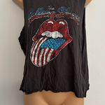 The Rolling Stones  Grey Graphic Tank in L Photo 0