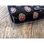 Vera Bradley Parisian Pom Poms Zip Around Wristlet Wallet Clutch WELL WORN Photo 6