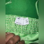 ASOS Lime Satin Cropped Top size 4 Photo 4