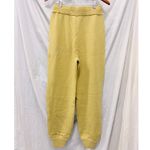 CAARA Wool Blend Mustard Yellow Jogger Pant Small Loungwear Casual Cozy Photo 2