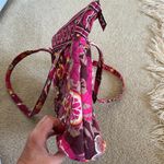 Vera Bradley  Dark Pink/ Brown Floral Tote & Wallet Photo 7