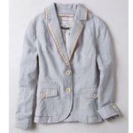 Anthropologie New  Sunglow Striped Blazer lined Photo 0