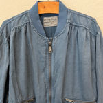Free People Knock Out Siren Bomber Jacket Size Small Photo 3