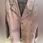 Wet Seal Vintage brown leather jacket size Medium Photo 1