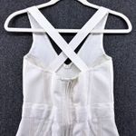 Bandage Bodycon Y2K Criss Cross Back Zipper Dress Ivory Photo 4