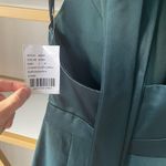 After Six Halter Neck Satin Charmeuse & Crepe Jumpsuit in Evergreen, Siz… Photo 6