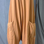FP Movement Hot Shot Onesie L Toasted Coconut Slouchy Jumpsuit Comfy Loungewear Orange Size L Photo 0