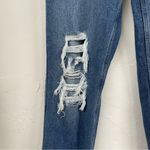 Hollister Ultra High Rise Stacked Vintage Straight Womens Jeans 26 Distressed Photo 3