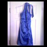 Sequin Hearts 💜  satin halter formal/Semi-formal / party  dress 💜 Photo 2