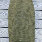 H&M  small green black Swede businesses midi Bodycon pencil skirt Photo 0