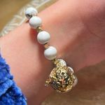 Stretchy Marble Beaded Diffuser Charm Bracelet Photo 6