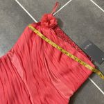 Theia Modele Coral Beaded Cocktail Dress size 10 Photo 5