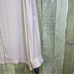 Doncaster  Collection Wool Blend Pink Tabbed Long Sleeve Button Front Blouse Photo 2