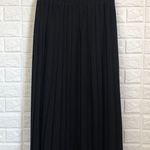 Clio‎ sheer pleated chiffon lined skirt Black Size M Photo 0