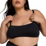 Good American  Bra Bikini Top Tank Beach Swim Shapelifter Black Plus Size 5XL Photo 0