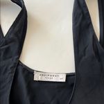 Equipment Femme Black Scoop Neck Silk Tank Top Small (Oversized) $128 Photo 2