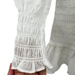 Veronica Beard Kelsey Smocked Cotton Shirt Dress Size 2 NWT Photo 7