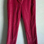 Boden Velvet Pants Women’s US 4L Pink Bright‎ Luxe Straight Leg Barbiecore Size undefined Photo 0