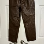 Princess Polly  Dusty Brown Leather Pants Photo 5
