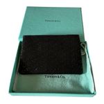 Tiffany & Co. Elsa Peretti black hearts card case holder with box & dust bag Photo 1