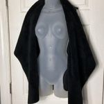 Splendid Xs Sherpa Lined Vest X - Small Gray Black Goth Preppy Photo 4