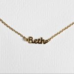 Marina De Buchi “Beth” Personalized Name Necklace Photo 1