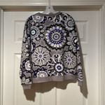 Vera Bradley  Women's Floral Sweater - Purple and Gray Photo 3