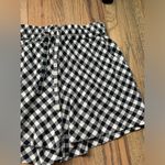 Johnny Was NWT Calme  drawstring a-line short XS black white Photo 2