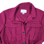 Donna Morgan  Burgundy Utility Belted Short Sleeve‎ Jumpsuit Wide Leg Women's 0 Photo 4