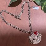 Hello Kitty Vintage  Crystal Toggle Necklace Photo 1