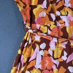 Nine West  Dress Womens Large Floral V-Neck Short Sleeve Belted Wrap‎ NWT Photo 9