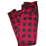 Hot Topic cute red and black plaid skinny hi-rise jeans! New Photo 4