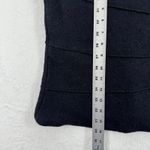 ZARA Knit Strapless Top Black Textured Bandage Bodycon Party Cocktail Large Photo 3