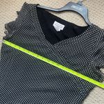 Adrianna Papell Vintage Polkadot Silk Asymmetrical Hem Slip Midi Dress Size M Photo 7