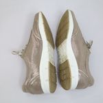 Mephisto Yael Runoff Womens Sz 9.5 Silver Metallic Leather Casual Shoes Sneakers Photo 10