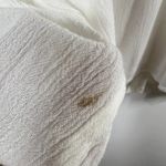 LK Bennett Soft‎ Surroundings Embroidered Blouse GauzyTassel Tie Long Sleeve White Size 3x Photo 8