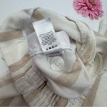 Faherty  Malibu Linen Pull On Pants Vallerta Stripe Tan White Coastal Beach Photo 15