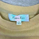 Hippie Rose  Yellow “Sunny” Sweatshirt Size L Photo 4