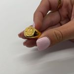 Gold Smiley Ring Photo 0