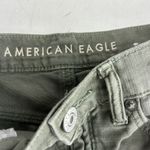 American Eagle highest rise mom short green distressed cut off shorts Size 6 Photo 6